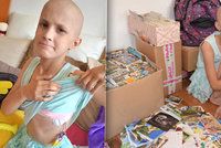 Statečná Lenička (10) po 22 chemoterapiích: Čtenáři Blesku jí poslali 35 tisíc pohledů!