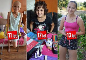 Lenka Konečná bojovala s rakovinou kosti. Tu porazila, chemoterapie ji ale poškodila zdraví. Dívka nedávno oslavila 13. narozeniny a je vděčná za každý den, zdraví je pro ni to nejcennější.