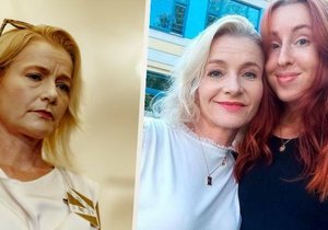 Lenka Šimůnková a její dcera Eliška (†20)