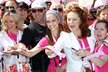 Lenka se zúčastnila pochodu Avon,, který je každoročně organizován na podporu boje proti rakovině prsu.