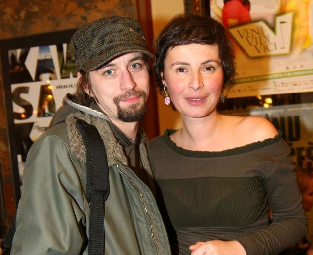 Lenka Vlasáková s manželem Janem Dolanským.