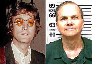 John Lennon a jeho vrah Mark Chapman