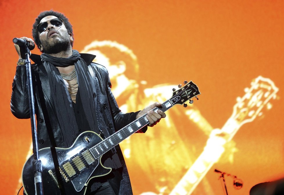 Lenny Kravitz na svém evropském turné