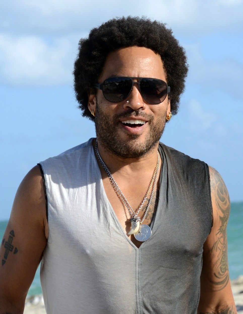 Lenny Kravitz je na svůj penis pyšný.