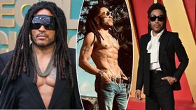 Pastva pro dámské oči! Zpěvák Lenny Kravitz (59) předvedl boží tělo