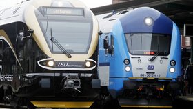 O provoz na železničních tratích budou soupeřit České dráhy a soukromníci. (ilustrační foto)
