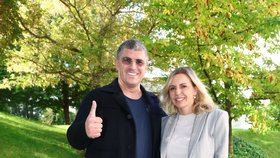 Leon Tsoukernik s manželkou
