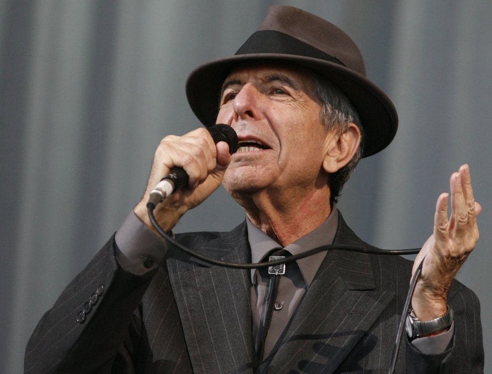 Písničkář a literát Leonard Cohen