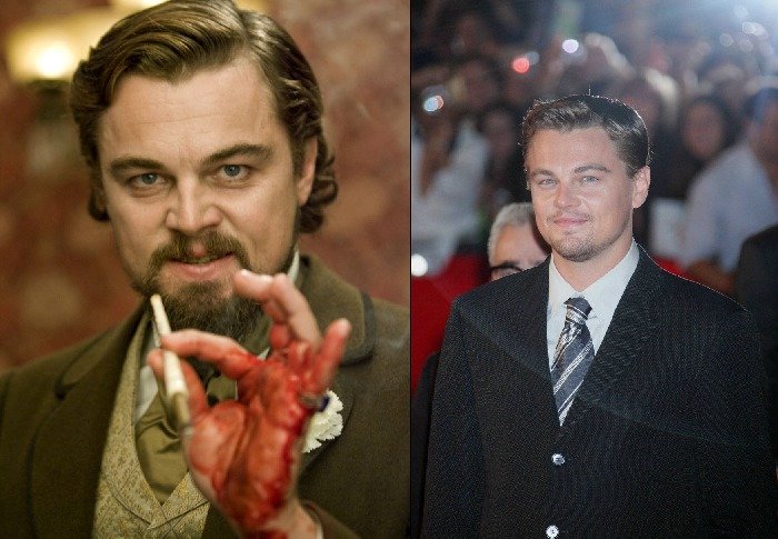 Leonardo diCaprio, známější spíše jako milovník a roztomilý hezounek, ztvárnil otrokáře ve filmu Nespoutaný Django (2012).