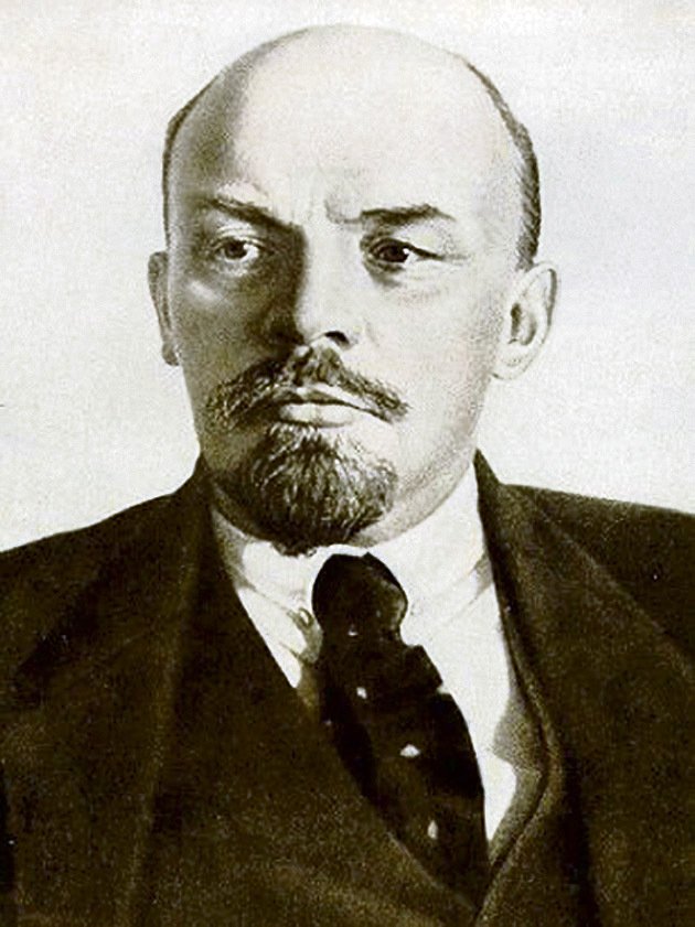 Vladimir Iljič Uljanov známý jako Lenin.