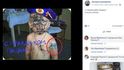 Kušnarenko na Facebooku oslavoval ruský den otců sdílením fotografie malého chlapce s tetováním symbolu jednotky ruské vojenské rozvědky (GRU VDV)