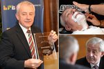 Ministr Leoš Heger podpořil akci Movember a nechal si oholit svůj knír