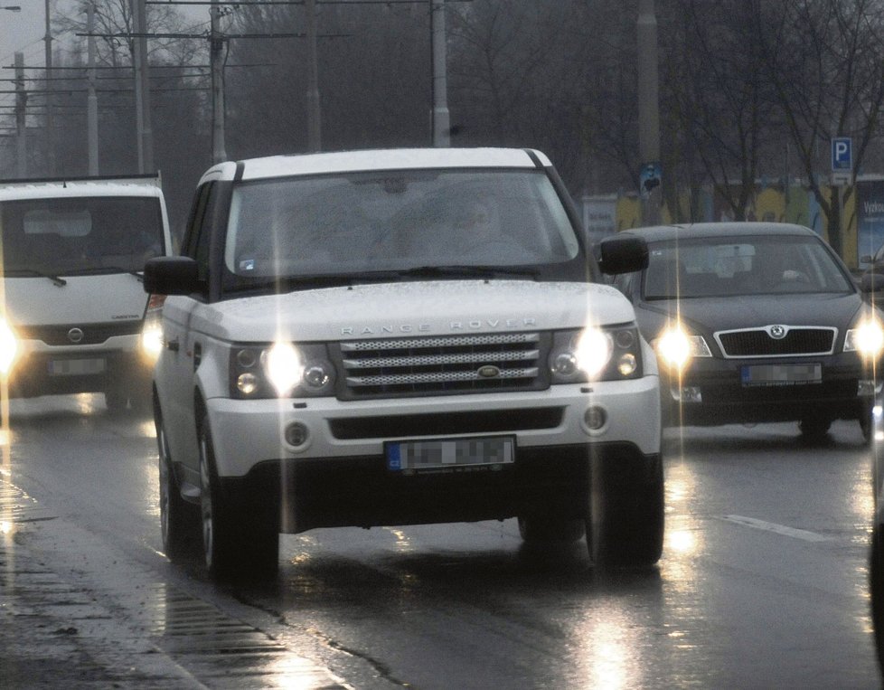 Range Rover Marešovy manželky Moniky