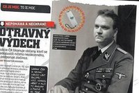 Šéf dopravní policie v uniformě SS na obálce časopisu Maxim