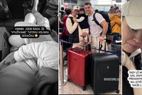 Překvapená Monika Leová: Manžela jí „sebrali“ na letišti!
