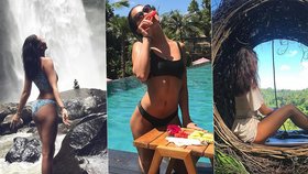 Monika Leová si užívá na Bali se sestrou.