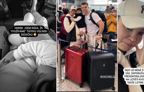 Překvapená Monika Leová: Manžela jí „sebrali“ na letišti! 