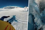 Lyžař (36) se během jízdy propadl do ledové trhliny!