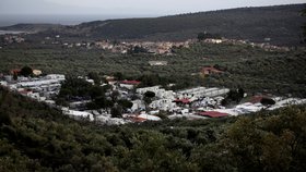 Uprchlický tábor Moria na ostrově Lesbos