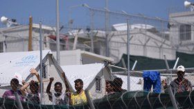 Uprchlický tábor Moria na řeckém ostrově Lesbos