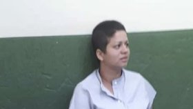 Milenka Kacyla Pryscila Santiago Damasceno Pessoa po zatčení.