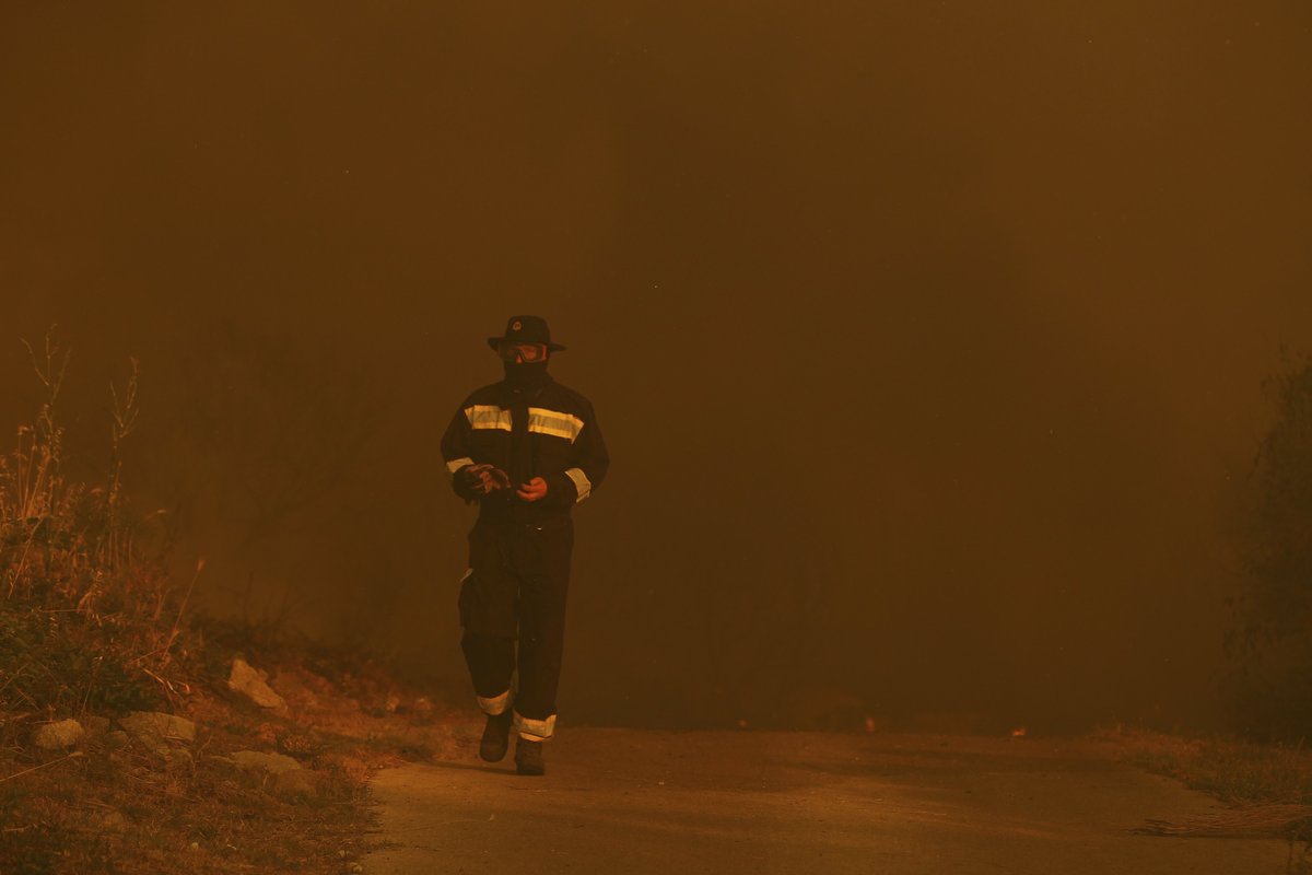 Lesní požáry v Chorvatsku