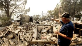 Požáry v Kalifornii: Hank Hanson (81) přišel o dům, který renovoval 30 let.