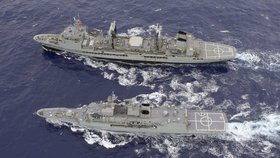 Obě australské válečné lodě