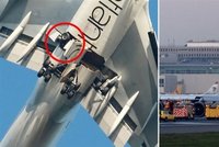 Letadlu se zasekl podvozek: Stroj hodinu létal nad letištěm