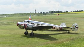 Na letišti Točná přistál zrekonstruovaný Lockheed Jana Antonína Bati