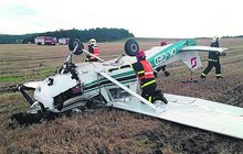 Letadlo spadlo do pole