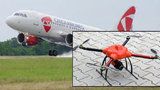 Letadlo se při přistání v Praze málem srazilo s dronem: Pilot zažehnal neštěstí 
