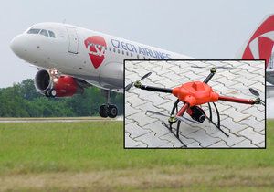 Drony ohrožují letadla i v Česku. (ilustrační foto)