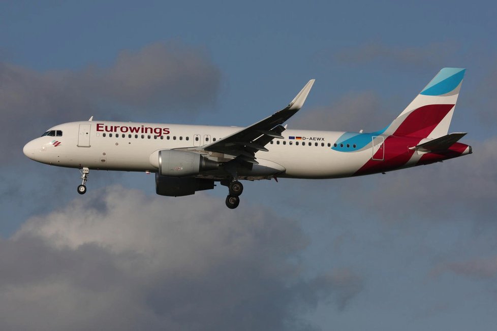 Let společnosti Eurowings před přistáním v Berlíně zasáhly turbulence