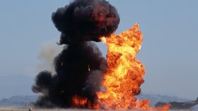 Letadlo se sudánskou delegací explodovalo krátce před přistáním. (Ilustrační foto)