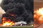 Šokující video z útrob hořícího letadla