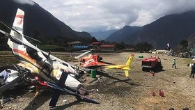 Letadlo havarovalo poblíž Mount Everestu