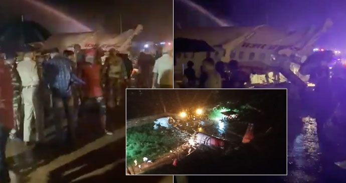 Letadlo z Dubaje se 191 lidmi se při přistání zlomilo vejpůl. Na místě jsou mrtví.