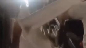 Děsivé záběry z letadla v Íránu
