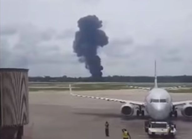 Na letišti v Havaně se po startu zřítil Boeing 737 (18.5.2018)