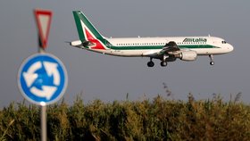 Letadlo společnosti Alitalia