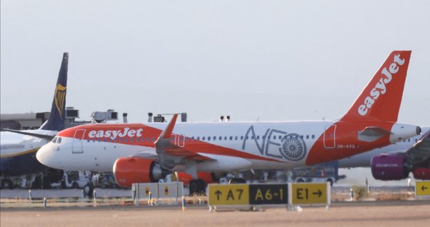Letadla společnosti EasyJet