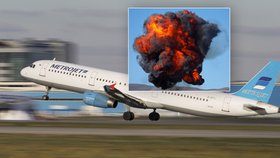 Může za zkázu ruského letounu výbuch? Islamisté to v odposleších tvrdí.