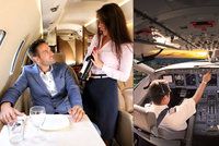 Tajemství letušek: Sex s boháči za peníze a s piloty v kokpitu?!