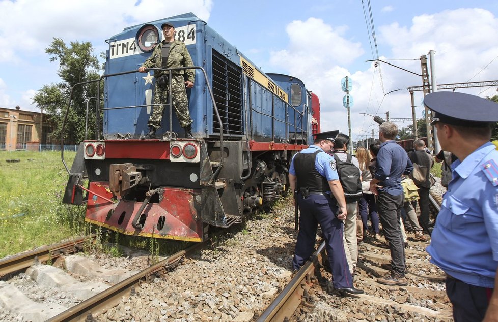 Vlak smrti přijel do ukrajinského Charkova