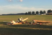 Na Svitavsku spadlo letadlo: Pilot skončil v nemocnici