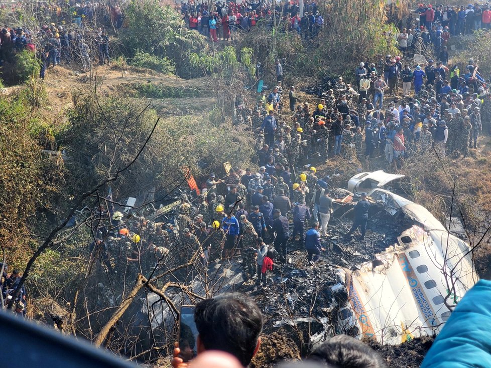 Letecké neštěstí v Nepálu. (15.1.2023)
