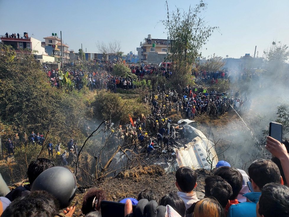 Letecké neštěstí v Nepálu. (15.1.2023)