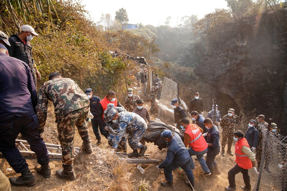 Letecká nehoda v Nepálu. (16.1.2023)