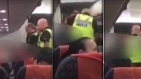 Letadlo muselo nouzově přistát kvůli opilým cestujícím: Policie je odtáhla z letadla ven.